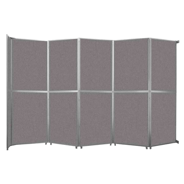 Operable Wall Folding Room Divider 19'6" x 12'3" Slate Fabric